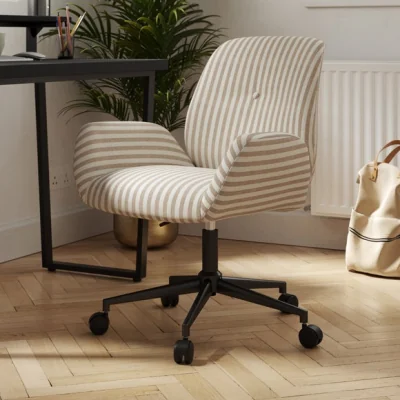 Dunelm Ginny Linford Stripe Swivel Office Chair