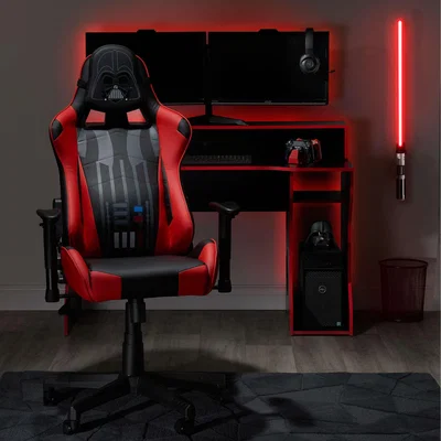Dunelm Star Wars Darth Vader Hero Gaming Chair Red