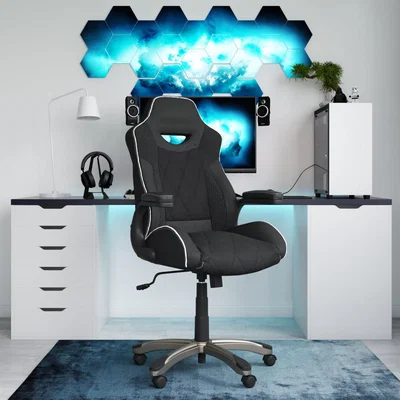 Dunelm Silverstone Gaming Chair Black
