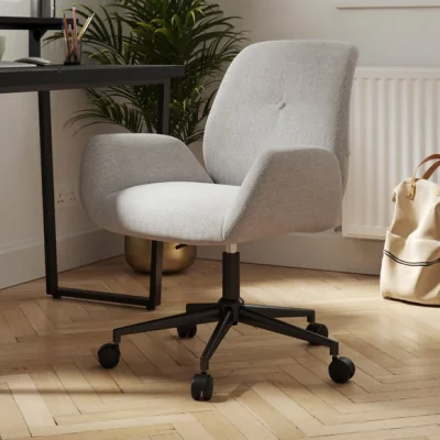 Dunelm Ginny Swithland Herringbone Swivel Office Chair