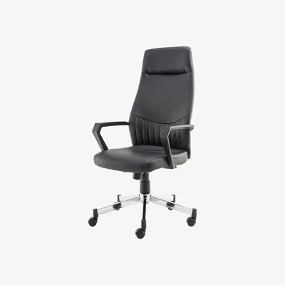 Dunelm Brooklyn High Back Office Chair Black