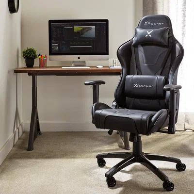 Dunelm X Rocker Agility Sport Office Gaming Chair X Black