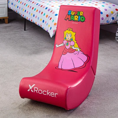 Dunelm X Rocker Nintendo Super Mario Video Rocker Gaming Chair Pink