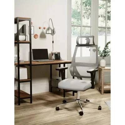 Marks & Spencer M&S Jackson Ergonomic High Back Office Chair - Grey, Grey