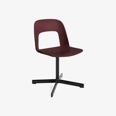 Nordic Nest HAY Layout Chair 131 chair Bordeaux-black