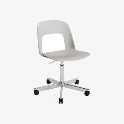 Nordic Nest HAY Layout Chair 141 chair Sky grey-polished aluminium