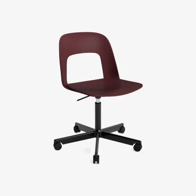 Nordic Nest HAY Layout Chair 141 chair Bordeaux-black
