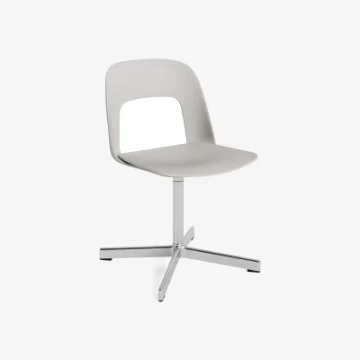 Nordic Nest HAY Layout Chair 131 chair Sky grey-polished aluminium