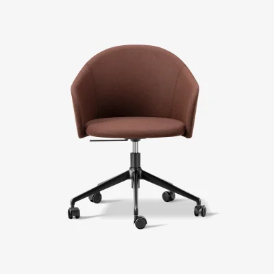 Nordic Nest Fredericia Furniture Gomo Armchair armchair swivel base 5-star Blazer CUZ4D Dunalk-black
