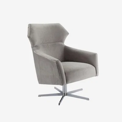 Olivia's Andrew Martin Hugo Chair Pale Grey Desk