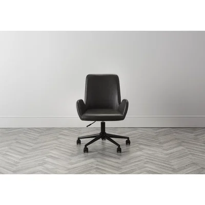 Perch and Parrow Raynes Charcoal Swivel Chair