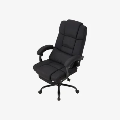 The Range High-Back Swivel Office Chair with Adjustable Height - Black