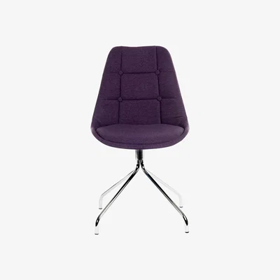 The Range Pair Of Breakout Office Chair - Plum