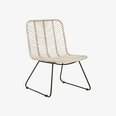 The Range Brent Grey Mesh Home Office Chair - White