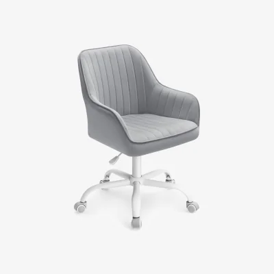 The Range Office Chair, Swivel Chair, Makeup Vanity Chair - Grey