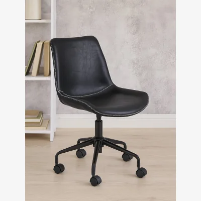 The Range Bloomberg Black Home Office Chair - Black
