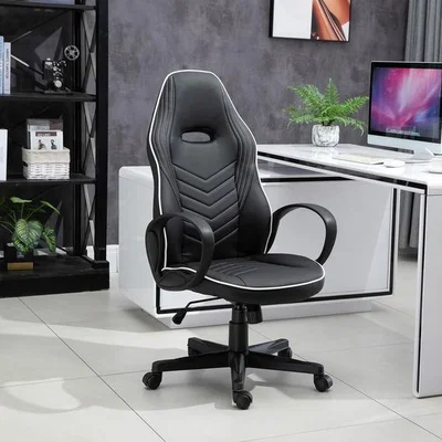 The Range Home Office High Back Chair  - White
