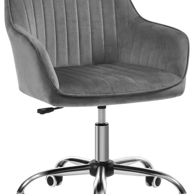The Range SONGMICS Adjustable Swivel Vanity Office Chair - Grey