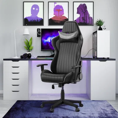 The Range Alphason Senna Gaming-Style Chair - Black/Grey