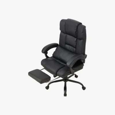 The Range Ergonomic Swivel Office Chair with Adjustable Height - Black