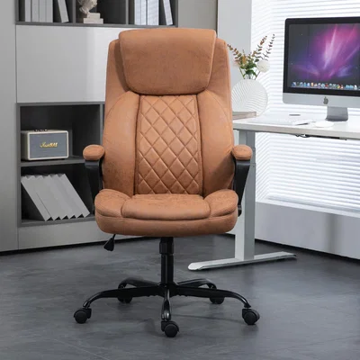 The Range Suffolk High Back Office Chair - Brown