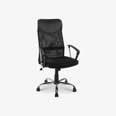 The Range Mesh High Back Adjustable Swivel Office Chair Recline - Black