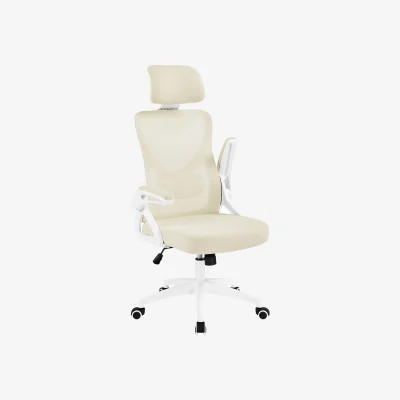 The Range Ergonomic High Back Office Chair - Beige - Beige