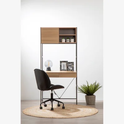 The Range Clinton Black Home Office Chair - Black