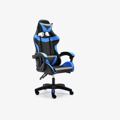 The Range Adjustable Ergonomic Computer Office Desk Chair - Black and Blue