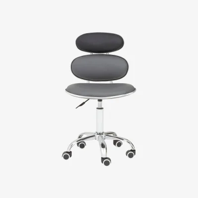 The Range Fran Black PU Home Office Chair - Black