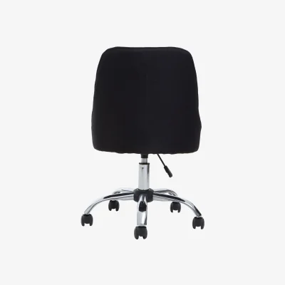 The Range Alexi Black Fabric Home Office Chair - Black
