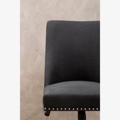 The Range Washington Black Home Office Chair - Black