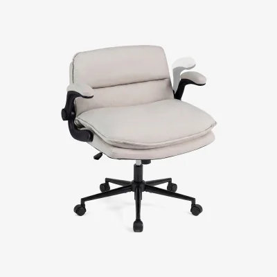 The Range Ergonomic Office Chair on Wheels Swivel - Beige