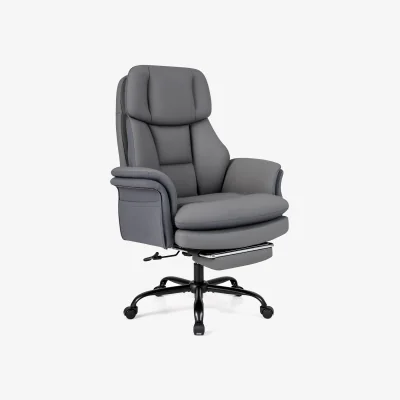 The Range Tall Executive Ergonomic Cross Legged Office Chair-Grey - Grey
