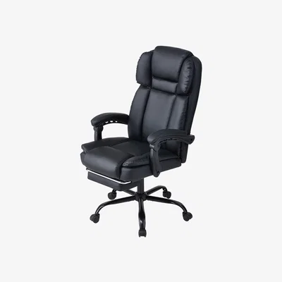 The Range Swivel Office Chair with Massage and Heating Functions - Black