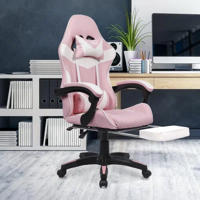 The Range Neo Sport Racing Gaming Office Chair - Pink