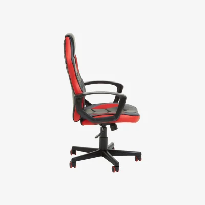 The Range Fynn Black And Red Home or Gaming Office Chair - Black