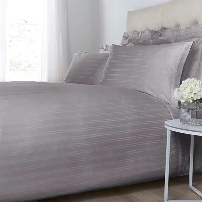 Amara Woven Stripe Duvet Cover Set