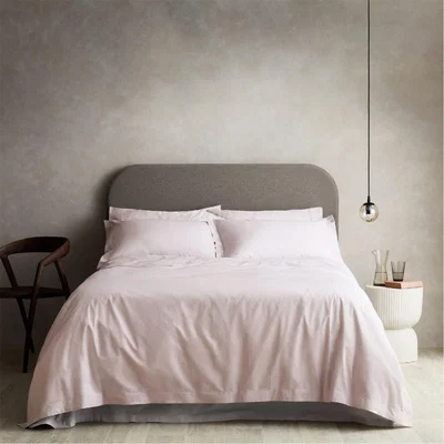 Amara Organic 300tc Percale Tailored Duvet Cover