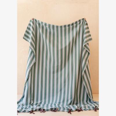 Anthropologie TBCo Stripe Cotton Duvet Cover