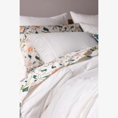 Anthropologie Maize Organic Cotton Duvet Cover
