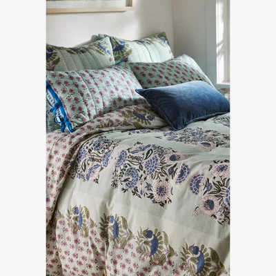 Anthropologie Lara Cotton Cool Duvet Cover