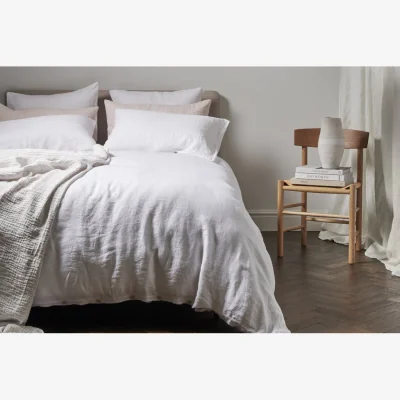 And So To Bed Bedfolk Linen Duvet Cover