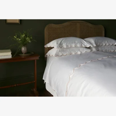 And So To Bed Scallop Duvet Cover