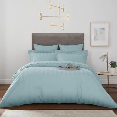 Dunelm Hotel Stripe 230 Thread Count 100% Cotton Duvet Cover