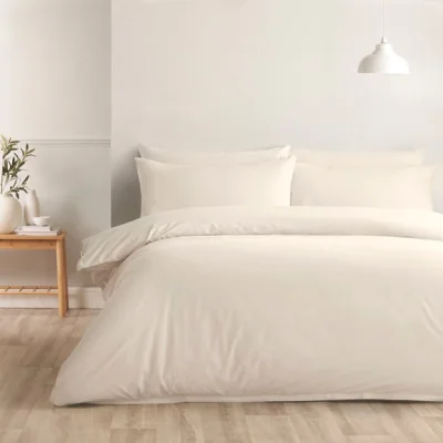 Dunelm Pure Cotton Easy Zip Duvet Cover