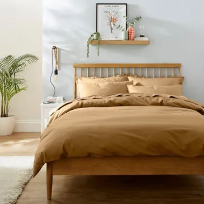 Dunelm Pure Cotton Plain Dye Duvet Cover