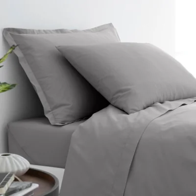 Dunelm Pure Cotton Duvet Cover Grey