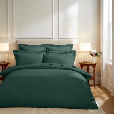 Dunelm Dorma 400 Thread Count Alpine Green Duvet Cover Alpine (Green)