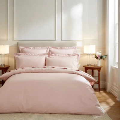 Dunelm Dorma 400 Thread Count Rose Pink Duvet Cover Rose (Pink)